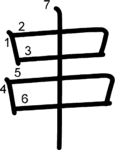 kanji stroke order for 串